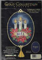 BORDUURPAKKET DIMENSIONS GOLD PETITES CANDLELIT NOEL, Hobby en Vrije tijd, Borduren en Borduurmachines, Verzenden, Nieuw, Handborduren