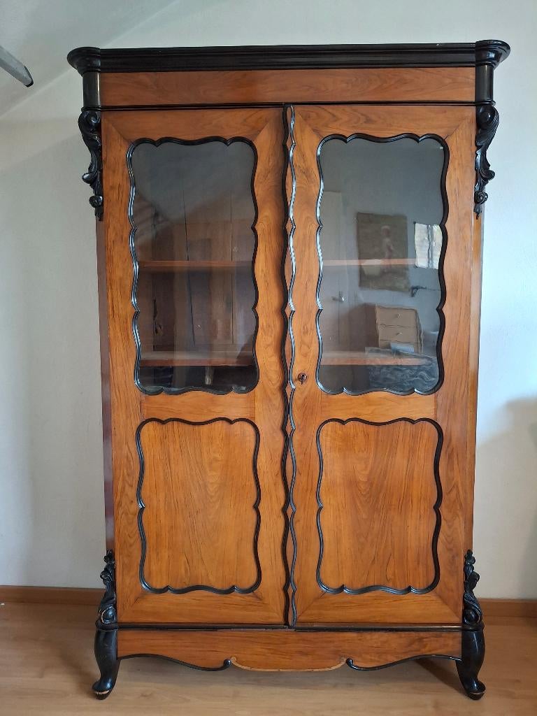 Antieke Biedermeier kast, Antiek en Kunst, Ophalen