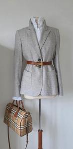 Pauw visgraat blazer in wol zijde melange 40/42, Kleding | Dames, Verzenden, Pauw, Zo goed als nieuw, Jasje