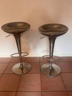 Twee Magis Al Bombo aluminium barkrukken, Ophalen, Gebruikt, 60 tot 90 cm, 2 krukken
