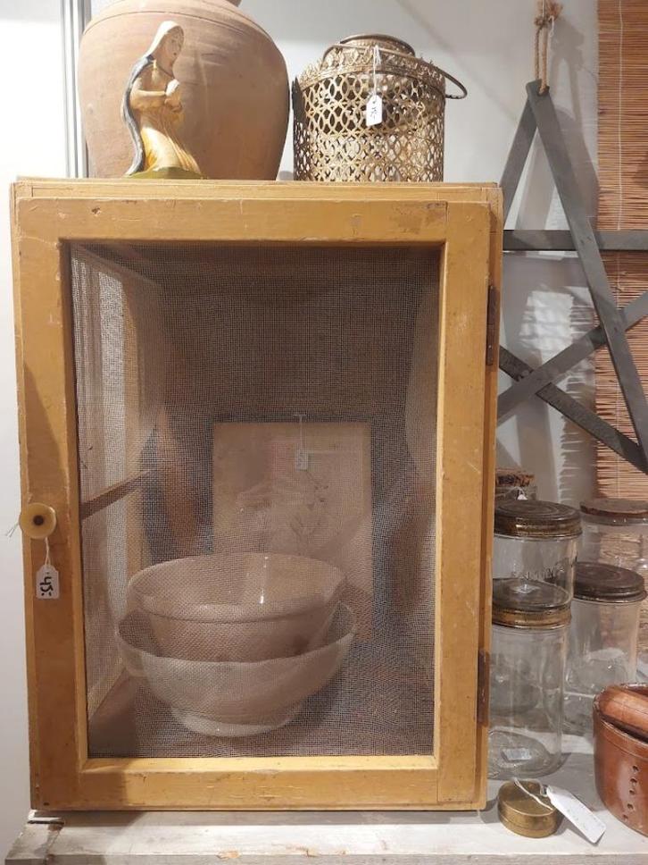 Brocante vliegenkastje, Antiek en Kunst, Antiek | Meubels | Kasten, Ophalen of Verzenden