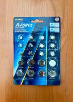 20 pack A-Force alkaline/lithium button cell batteries, Audio, Tv en Foto, Accu's en Batterijen, Ophalen of Verzenden, Nieuw