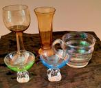 Art deco .kristal LOT glazen o.a leerdam, Ophalen of Verzenden