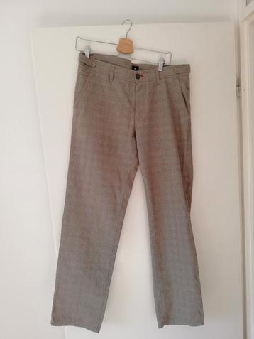 Pantalon/ Chino Zilton berry zandkleur maat 33/L/40  L32  
 beschikbaar voor biedingen