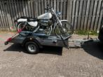 Motoraanhanger 750 kg geremd, Ophalen, Zo goed als nieuw