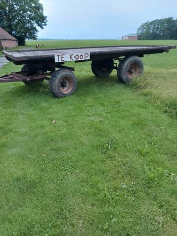 trailer oplegger 9x2,25mtr €950 boerewagen strowagen 5x2mtr  beschikbaar voor biedingen