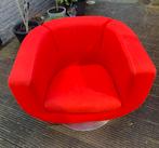 B&B Italia Tulip Stoel - Rood Designicoon, Huis en Inrichting, Fauteuils, Ophalen, Gebruikt, Metaal, 75 tot 100 cm