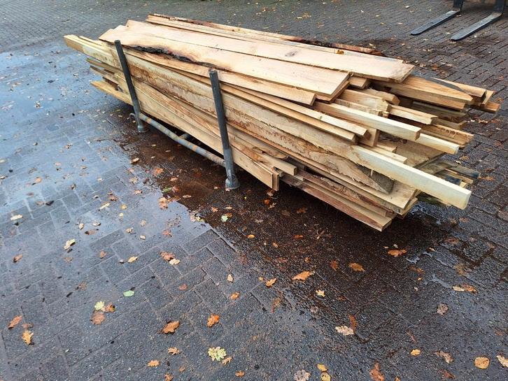 Eiken resthout/brandhout - 1,4m3, Doe-het-zelf en Verbouw, Hout en Planken, Balk, Eiken, Minder dan 200 cm, 50 mm of meer, Ophalen
