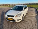 Ford Focus 1.8 92KW Wagon 2010 Wit, Auto's, Ford, 125 pk, Zwart, 4 cilinders, Alcantara