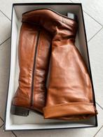 Bruine leren laarzen maat 38, Kleding | Dames, Schoenen, Hoge laarzen, Bruin, Ophalen of Verzenden, Manfield