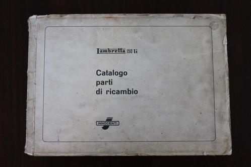 Lambretta 150Li  1958 catalogo di ricambio scooter part, Motoren, Handleidingen en Instructieboekjes, Overige merken, Ophalen of Verzenden