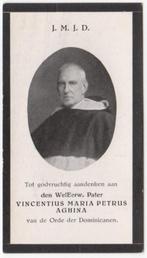 Pater Vincentius Aghina 1840 Alkmaar + 1923 Huissen, 82 jr, Verzenden, Bidprentje