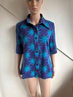 Tante Betsy blouse maat M paars blauw print, Kleding | Dames, Blouses en Tunieken, Maat 38/40 (M), Tante Betsy, Paars, Ophalen of Verzenden