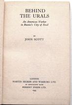 Behind the Urals 1943 John Scott - Rusland Magnitogorsk USSR, Ophalen of Verzenden