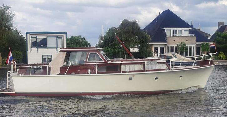 Van Lent Feadship 11.00 OK AK (bj 1958), Watersport en Boten, Motorboten en Motorjachten, Gebruikt, 9 tot 12 meter, Overige brandstoffen