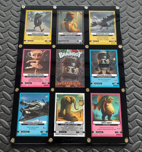 Skifidol Italian Brainrot cards | Ultra Pro kaarthouder, Hobby en Vrije tijd, Verzamelkaartspellen | Overige, Zo goed als nieuw