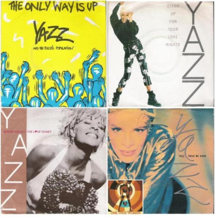 YAZZ - PAKKET!, Cd's en Dvd's, Vinyl Singles, Zo goed als nieuw, Single, Pop, 7 inch, Ophalen of Verzenden