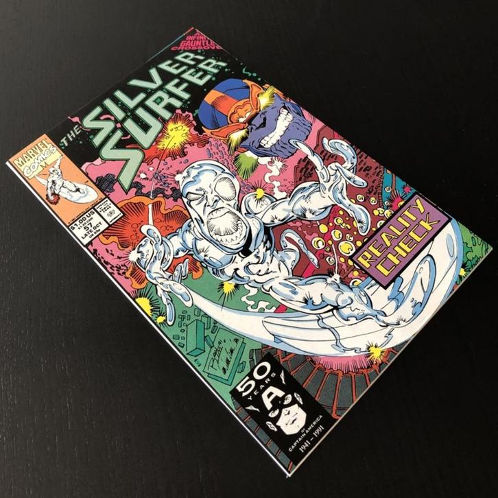 Silver Surfer Vol.3 #57 (1991) VF+ (8.5), Boeken, Strips | Comics, Zo goed als nieuw, Eén comic, Amerika, Ophalen of Verzenden