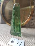 "Obelisk", groen, Bergdala Glasbruk, Antiek en Kunst, Antiek | Glas en Kristal, Ophalen of Verzenden