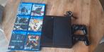 Playstation 4 + 2controllers +6 spellen, Spelcomputers en Games, Met 2 controllers, Ophalen of Verzenden, Original, 500 GB