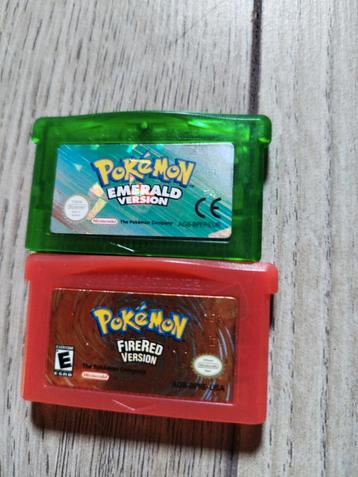 Pokemon Emerald en FireRed beschikbaar voor biedingen