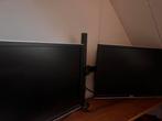 2 dell monitoren icl monitorstandaard, Computers en Software, Monitoren, Ophalen, Zo goed als nieuw, TN, 60 Hz of minder