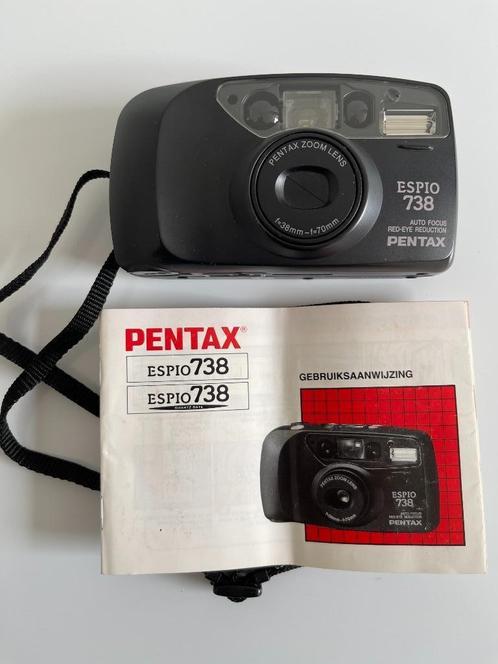 Pentax Espio 738 analoge camera, Audio, Tv en Foto, Fotocamera's Analoog, Gebruikt, Compact, Pentax, Ophalen
