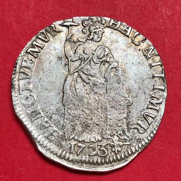 Overijssel. Gulden 1723. Fr/ Zfr. beschikbaar voor biedingen