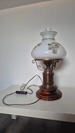 Dimbare tafellamp met bloemen, Antiek en Kunst, Antiek | Lampen, Ophalen
