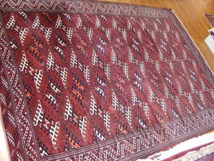 Handgeknoopt Oosters Tapijt yamut -Turkman  Maat:2.00X2.85.m, Huis en Inrichting, Stoffering | Tapijten en Kleden, Zo goed als nieuw