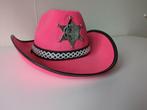 *NIEUW* roze cowboy / sheriff hoed, Nieuw, Ophalen of Verzenden