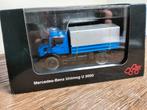 Te koop NZG Mercedes-Benz Unimog U 5000 Blauw., Ophalen of Verzenden, Zo goed als nieuw, Bus of Vrachtwagen, NZG