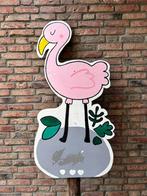 Geboortebord flamingo, Ophalen of Verzenden, Zo goed als nieuw