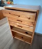 Grenen kastje met lades en planken, Ophalen, Minder dan 50 cm, Gebruikt, Met lade(s)