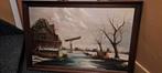 Winters Landschap Olieverfschilderij H. Lance, Ophalen