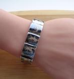 zilveren vintage Niello SIAM armband [502], Verzenden, Zo goed als nieuw, Zilver, Zilver