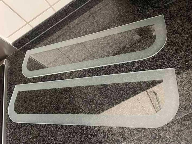 Glaspaneel glas legplank wandpaneel rondo mat / helder Nieuw, Huis en Inrichting, Woonaccessoires | Wandplanken en Boekenplanken