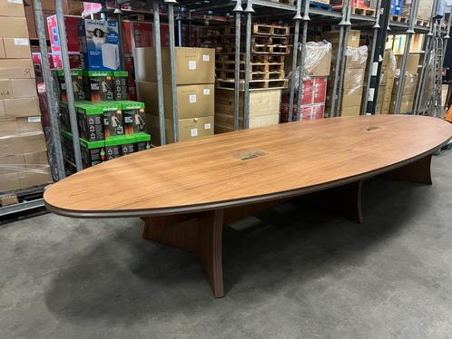 Grote vergadertafel (520 x 180), Huis en Inrichting, Tafels | Eettafels, Gebruikt, 200 cm of meer, 200 cm of meer, Vijf personen of meer