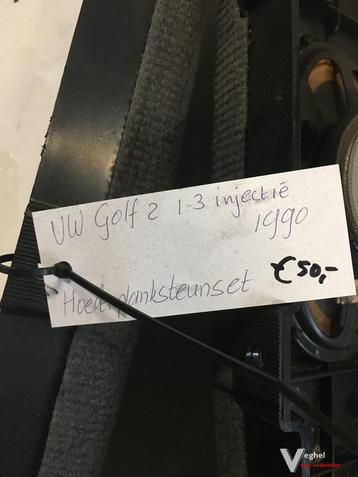 Vw Golf 2 1990 C stijl Steunen tbv de Hoedenplank beschikbaar voor biedingen