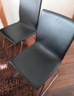 4 zwarte Volfgang ikea stoelen mierlo of geldrop, Huis en Inrichting, Stoelen, Ophalen, Gebruikt, Zwart