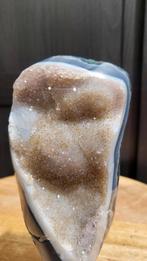 Agaat met amethist op standaard, Ophalen of Verzenden