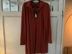 Nieuwe travelstof jurk model Emi van Japan tky in roestbruin, Bruin, Maat 46/48 (XL) of groter, Ophalen of Verzenden, Zo goed als nieuw