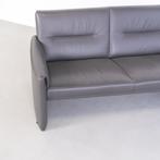 1x Leolux Boavista 3-Zits/192 cm Bank Donkergrijs - Leer, Niet ingevuld, Gebruikt, 150 tot 200 cm, Niet ingevuld