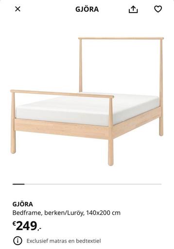 Bed 1,40 Gjöra ikea - afbeelding 3