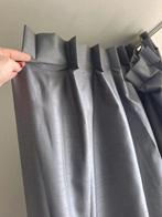 Zilvergrijze gordijnen, 210 x 300, Huis en Inrichting, Stoffering | Gordijnen en Lamellen, Ophalen, Zo goed als nieuw, 200 cm of meer