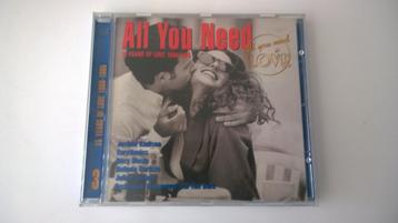 All you need- 15 years of love 1980-1995 beschikbaar voor biedingen