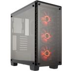 Corsair Crystal 460X RGB Zwart - Midtowermodel, Computers en Software, Computerbehuizingen, Ophalen of Verzenden, Gebruikt