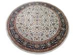 Handgeknoopt Perzisch rond wol tapijt floral 255x255cm, 200 cm of meer, 200 cm of meer, Perzisch vintage oosters hype, Overige kleuren