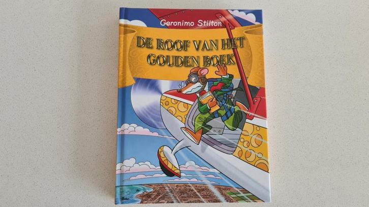 Boek Geronimo Stilton 71 De roof van het gouden boek, Boeken, Kinderboeken | Jeugd | onder 10 jaar, Zo goed als nieuw, Fictie algemeen