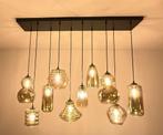Prachtige Quinto Smoke hanglamp, een echte blikvanger, Ophalen of Verzenden, Zo goed als nieuw, Glas, 75 cm of meer